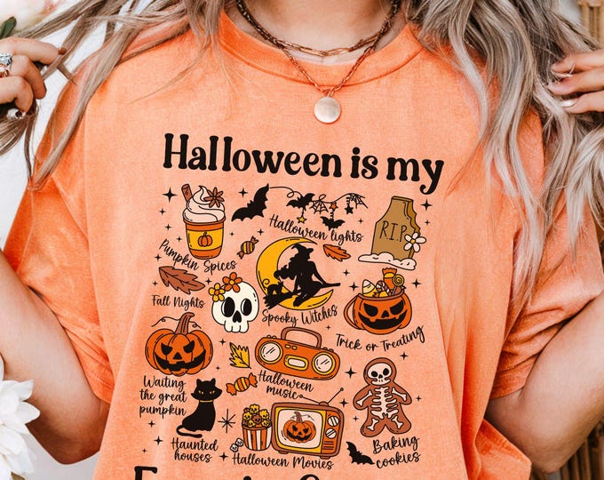 Halloween Is My Favorite Season Shirt - Comfort Colors Spooky Tee