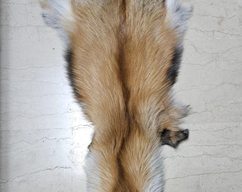 狐の毛皮 毛皮、本物のキツネ皮、高級品質の毛皮 - Etsy 日本
