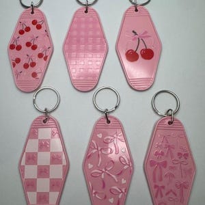 Motel Tag Keychain
