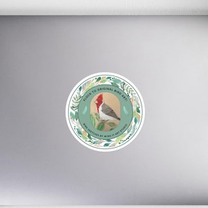 Croquis d'oiseaux par Wing It Art Studio - Floral vert