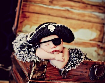 baby pirate hat