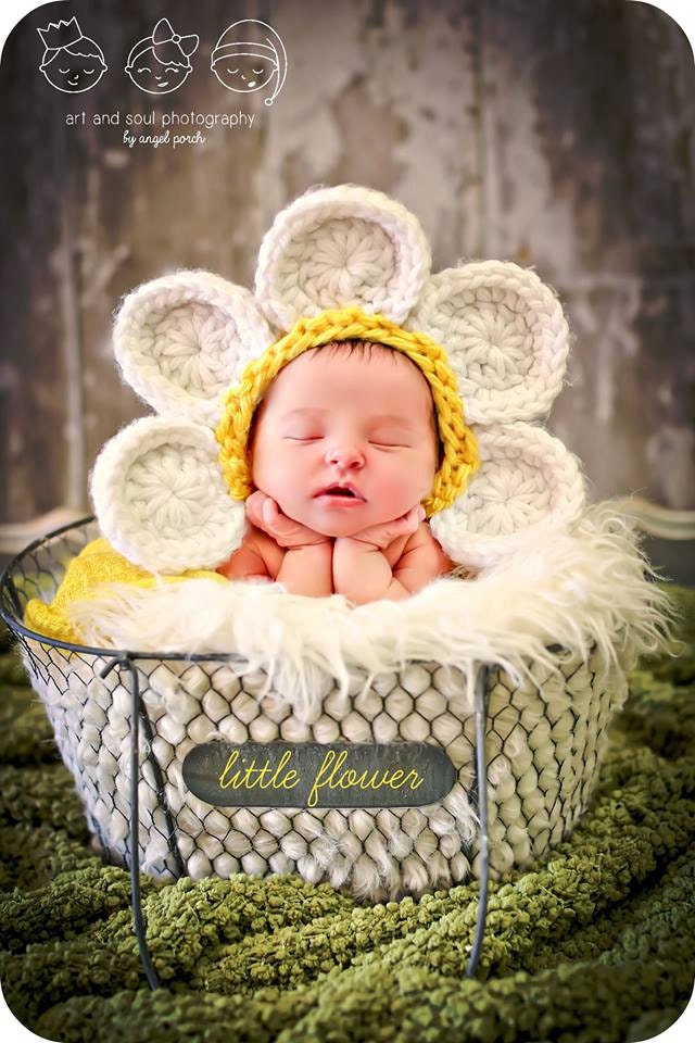 Neugeborenes Baby-Kleinkind-Säuglingsspitze-Blumen-Mütze-Hut-Kappen-Foto-Prop 