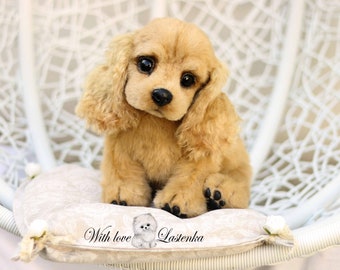 stuffed american eskimo dog