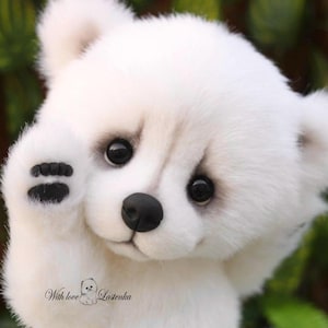OOAK Artist Teddy Bear Cub: Handmade Collectible Plush Toy