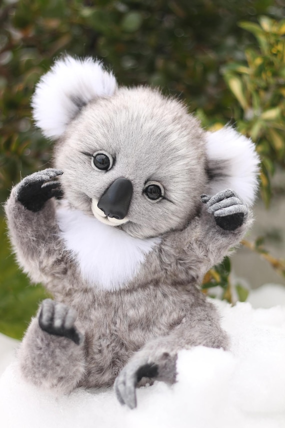 リアルなテディ コアラ エクリプス OOAK コレクター向けアーティスト