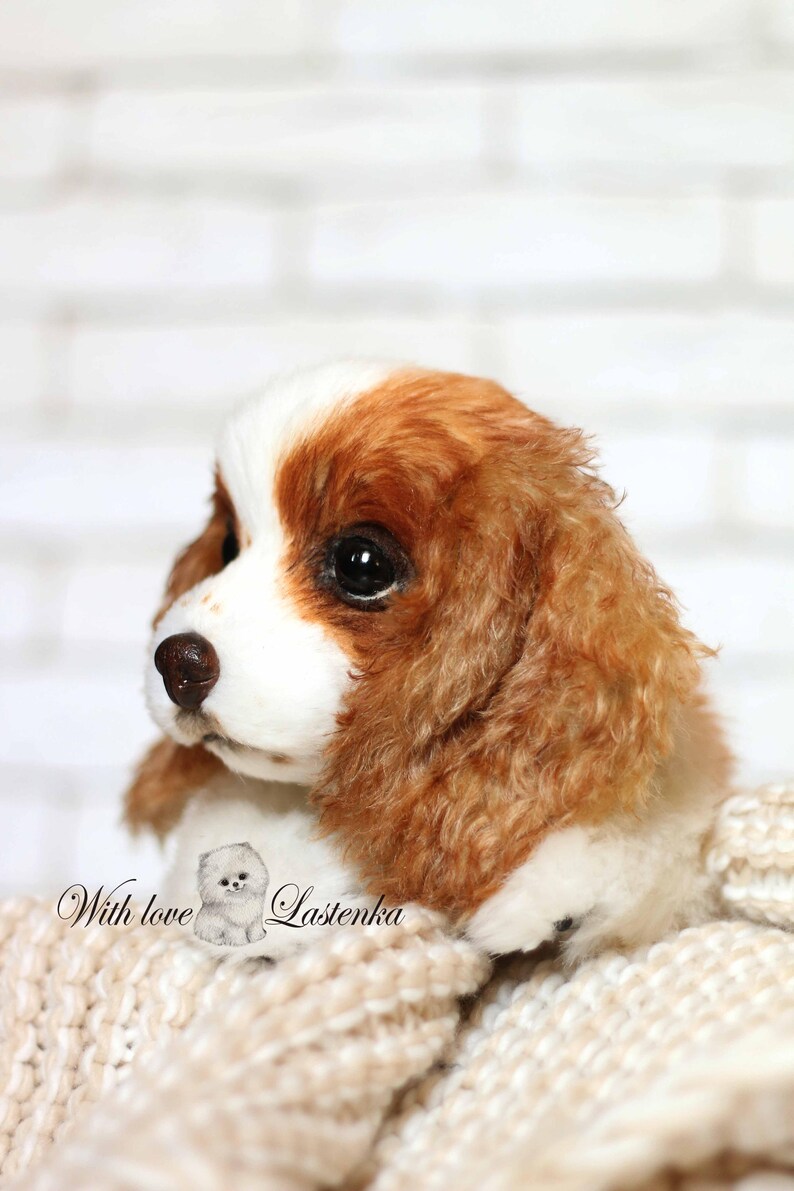 brown plush dog