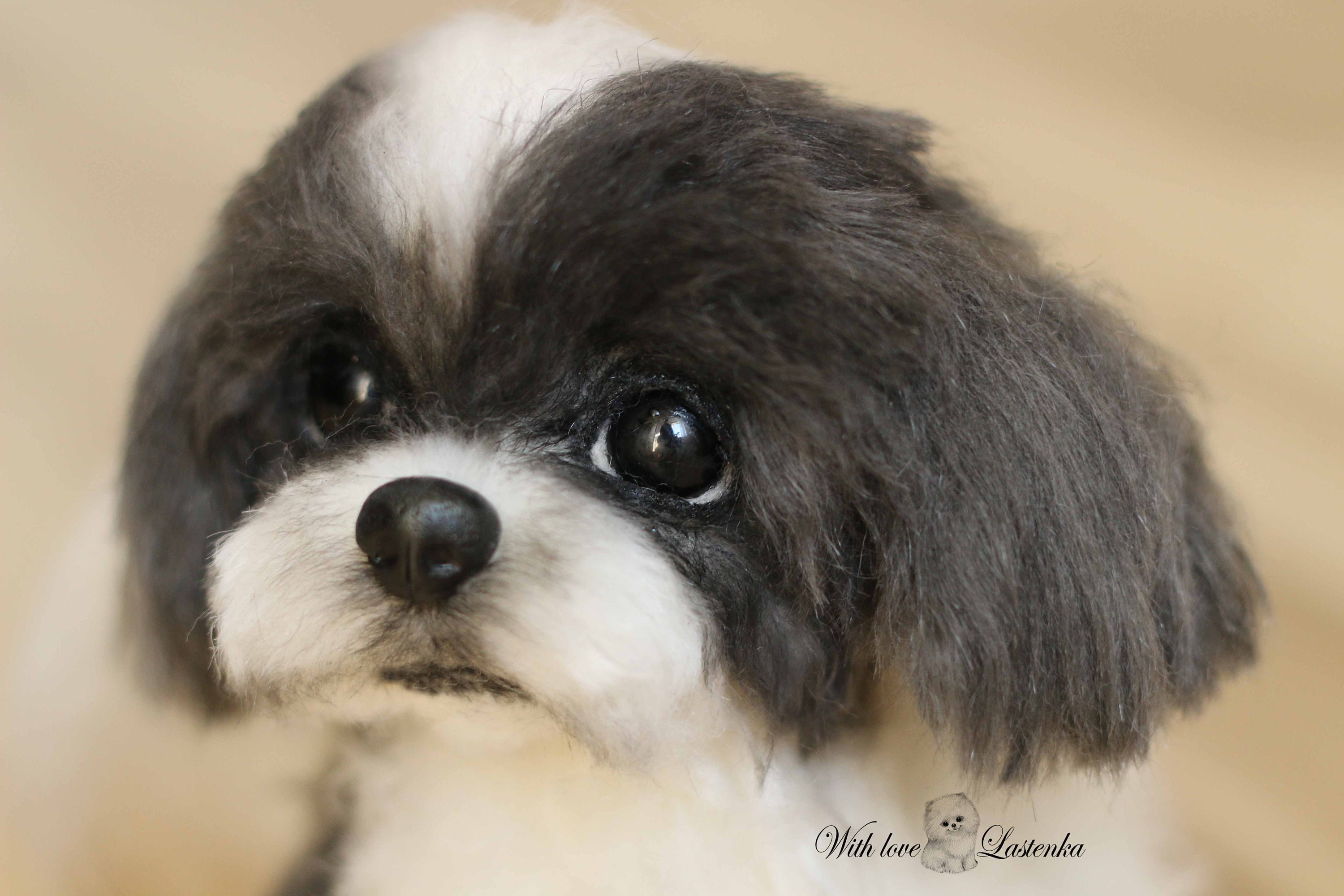 Shih Tzu Welpen Baby realistisch gefüllte Hund Sammler Etsy