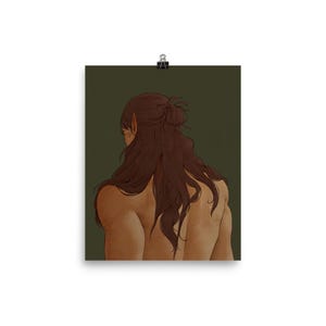 Baldur&#39;s Gate 3 Halsin Fan Art Print | Wild Hair Halsin Digital Portrait Print