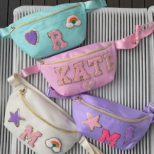 Custom Kids Fanny Pack | Personalized Name Belt Bag | Birthday Outfit Accessory | Special Occasion Gift