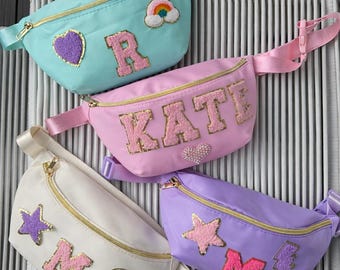 Custom Kids Fanny Pack | Personalized Name Belt Bag | Birthday Outfit Accessory | Special Occasion Gift