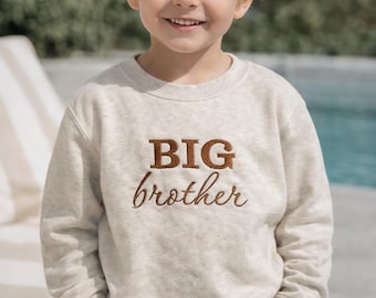 Big Brother Sweatshirt, Big Bro Coming Soon, Pregnancy Announcement Gift