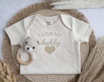 Embroidered Enkador® Prime Brand, I Love my Daddy, Hi Daddy, Surprise to Husband.