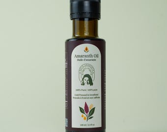 Organic Amaranth Oil | Cold Pressed, Squalene & Omega Rich