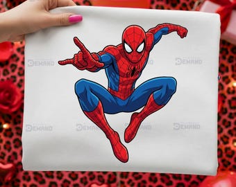 Spiderman Png Digital Instant Download - Spiderman Sublimation Designs - Avengers png - Superhero Png and digital File