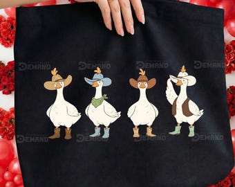 Western Goose PNG | Cowboy Hat Geese Sublimation Graphic