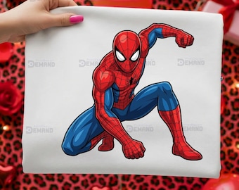 Spiderman PNG | Superhero Sublimation Design (Digital File)
