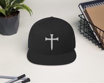 Jesus Christ King Flat Bill Yupoong Baseball Cap Hat Trucker  display picture 2