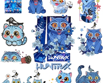 Huntrix K pop Demon Hunters Tiger Clipart, Derpy Tiger PNG, Kpop Huntrix Png, Derpy the Tiger And Bird Demon Hunter Png, Digital Download
