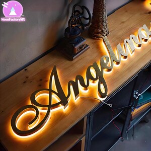Letreros con logotipo comercial retroiluminado personalizado, letreros para salones de belleza, letreros LED 3D con halo, letreros con logotipo para exteriores, letreros metálicos para escaparates, letras metálicas