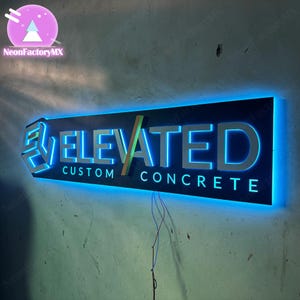Custom 3D Metal  Business Signage, Beauty Salon Sign, Backlit Logo Sign,Illuminated Letter Sign,Outdoor Light Sign,LED Bar Sign,Dentist Sign