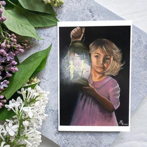 Limitierter Kunstdruck auf Postkarte / Free Your Magic / mit Echtheitszertifikat / limitierte Auflage mit Kraftpapierumschlag