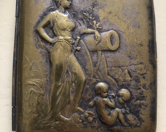 WW1 E DROPSY CIGARETTE CASE C1915