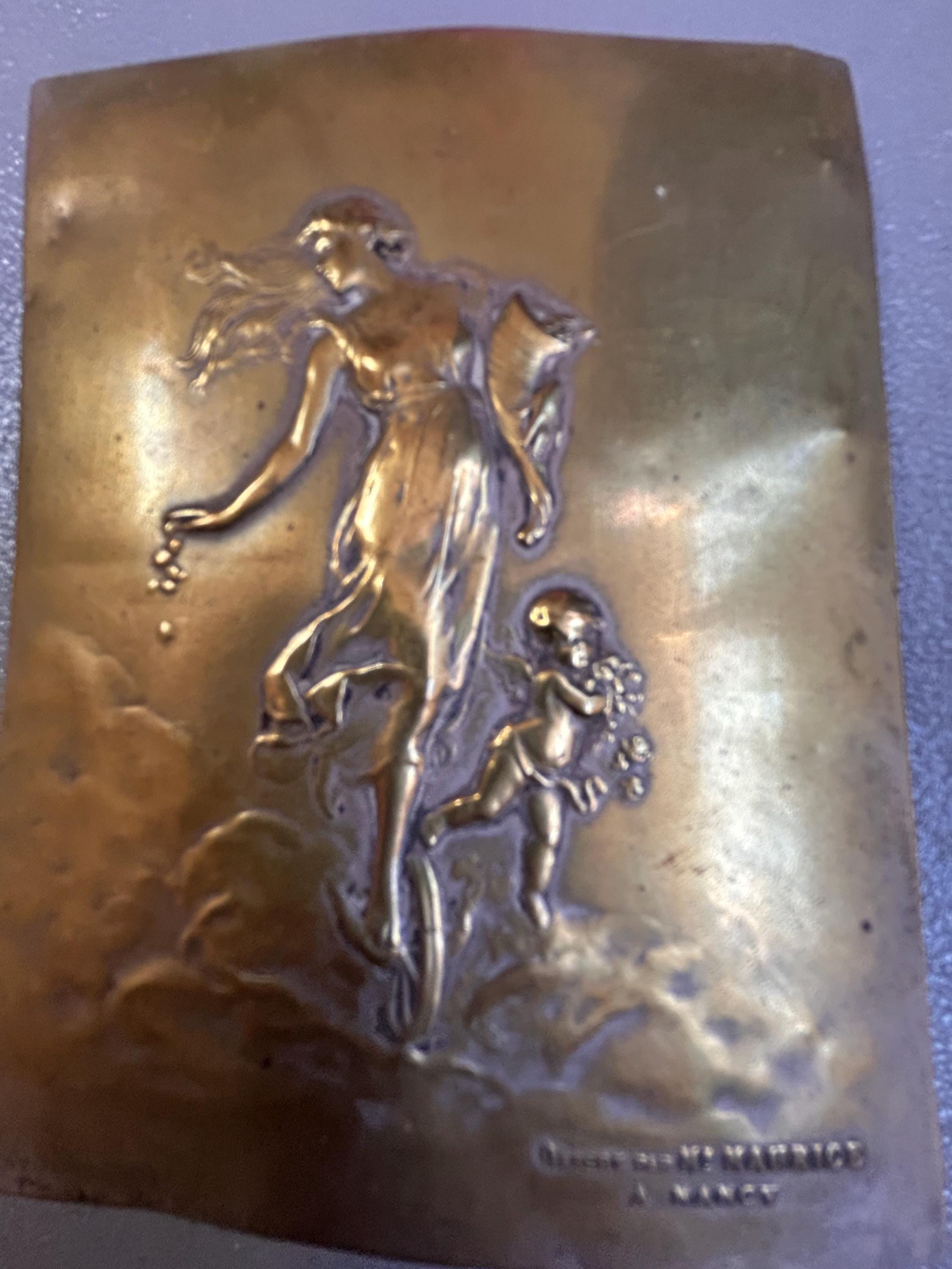 Small WW1 Plaque signed Dropsy c1910