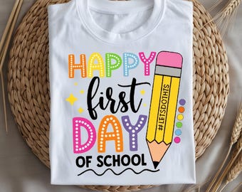 First Day of School SVG, Teacher, Hello School (Digital Files)