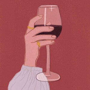 Raise a Glass Print