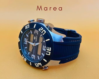 Marea Quarzuhr Edelstahl Nickelfrei 5ATM wasserdicht Analog Armbanduhr klassischen Stil langlebig Zeitmesser Unisex Mode Geschenk