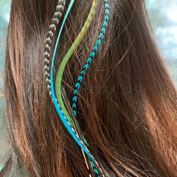 Bonded Feather Extensions & DIY Hair Feather Kits with Beads