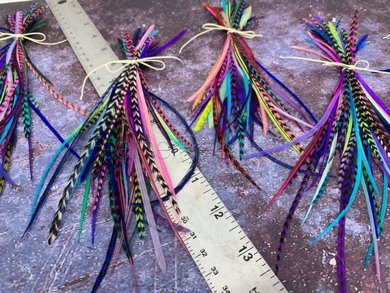 Buy Hair Feathers 50 Feather Hair Extensions Short Medium Hair