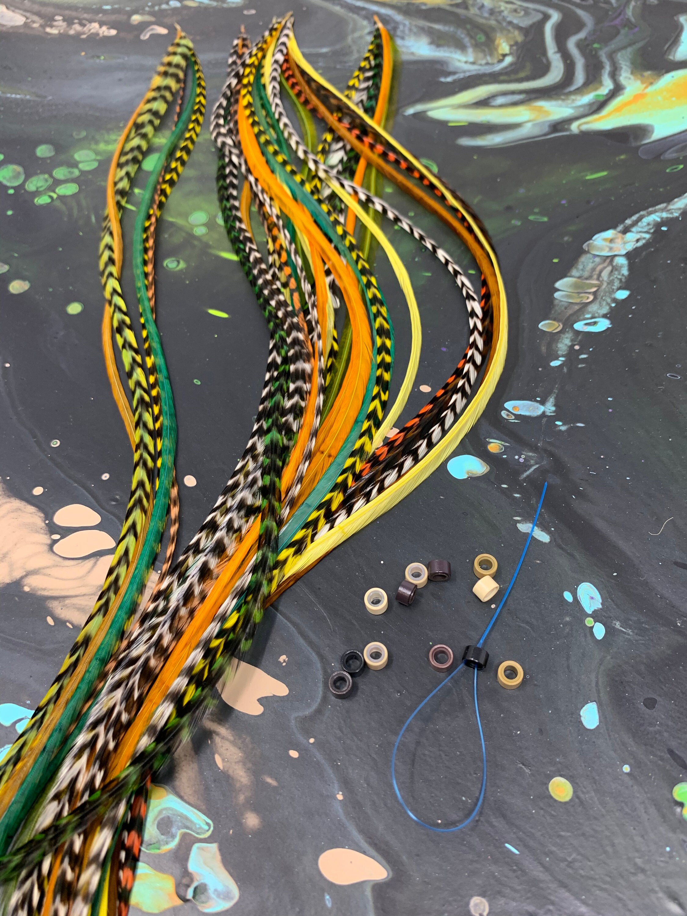 extra long feather extensions