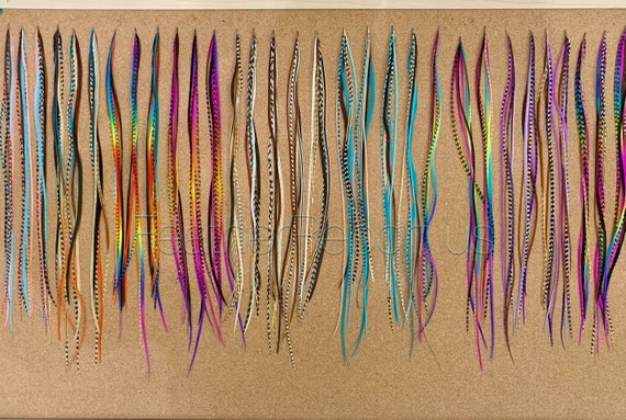 Bulk Natural Craft Feathers DIY Extensions Earrings Real Rooster Feathers  Fly Tying Jewelry Making 100 2-12inch 