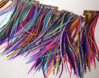 Bulk Hair Feathers Short Feather Extensions Wholesale Feather Hair Accessories Rooster Feather All Colors Bang Extensions Pet Plumes 3to8in