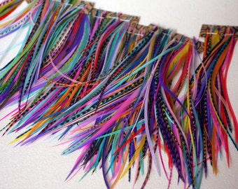 Bulk Rooster Feathers for Earrings 100 3to8inch All Popular Colors