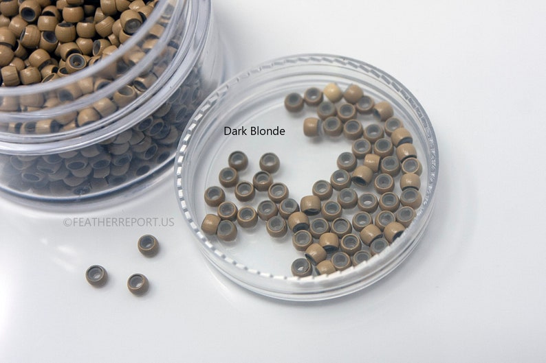 Nano Micro Rings Hair Extension Crimp Beads Silicone Lined Etsy