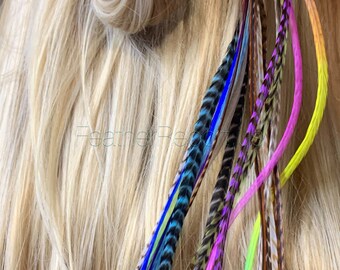 Feather Hair Extension Purple Clip On Feather Hair 60 OFF