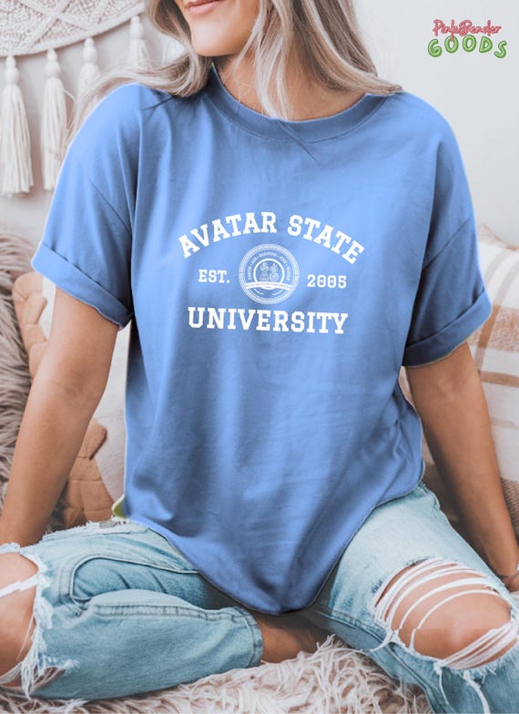 Avatar the Last Airbender Tee - Avatar State University Shirt - Anime Gift - Anime Shirt - Heavy Cotton Tee