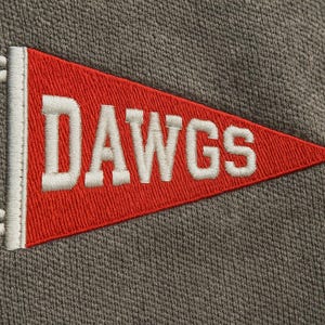 Dawgs Flag Embroidery Machine File, Digital Embroidery, Gift for her or him, Game Day Gift, 3 size - 5 format, Bulldogs Flag Embroidery dst.