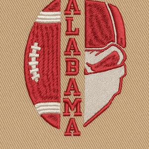 Alabama Embroidery Machine Bundle Design, Crimson Tide Embroidery Design, Alabama Embroidery Logo Patch Design, 3 size 6 format