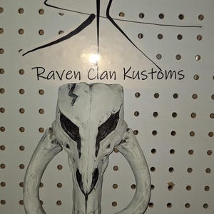 3d Printed and Hand Painted Mythosaur Skull decor.