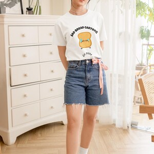 ブレッド・ブレイクアップ・クラブ – 面白いグルテンフリーTシャツ | 悲しいパンの漫画 | セリアック病啓発Tシャツ | デジタルダウンロード