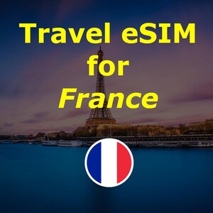 Frankrijk Roaming Data Reizen e-simkaart Betaalbaar prepaid onderweg (meer opties beschikbaar)