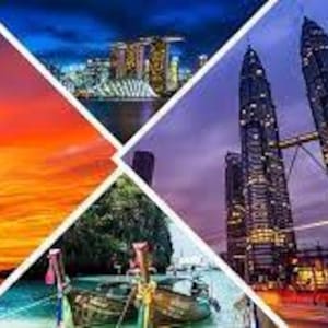 Singapore, Maleisië, Thailand Roaming Data Reizen e-simkaart Betaalbaar prepaid onderweg (meer opties beschikbaar)