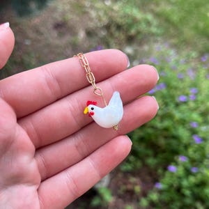 Chicken Charm Necklace