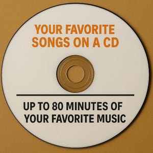 CD Mixtape Personalizado / CD Personalizado / Crea tu propio CD / Regalo Mixtape Personalizado / 80 minutos