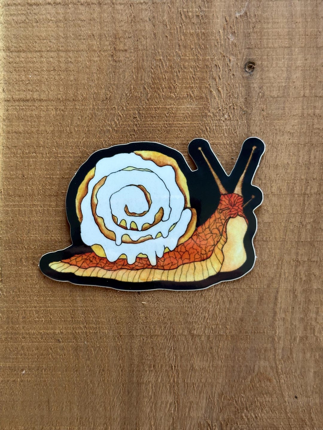 Cute Snail Sticker, Laptop Stickers, Fun Stickers, Cinnamon Roll ...