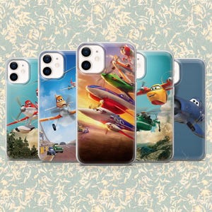 Plane Phone Case Disney Planes Aviation Cover for iPhone 17, 16, 15, 14, 13, Samsung S25, S24Fe, S23, S22, A16, A56, A55, Pixel 10Pro, 9, 8