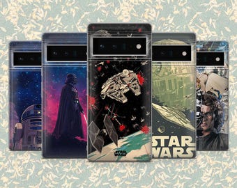 Star Wars Phone Case Galactic Lightsaber Cover for Google Pixel 10, 9, 9Pro, 8A, 8, 7A, 7, 6, iPhone 17, 17Pro, 15, 14, 13, Samsung S25, S24